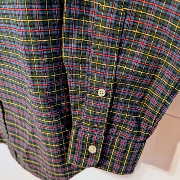 Ralph Lauren Men's Tartan Plaid Long Sleeve Shirt Small - Picture 10 of 16